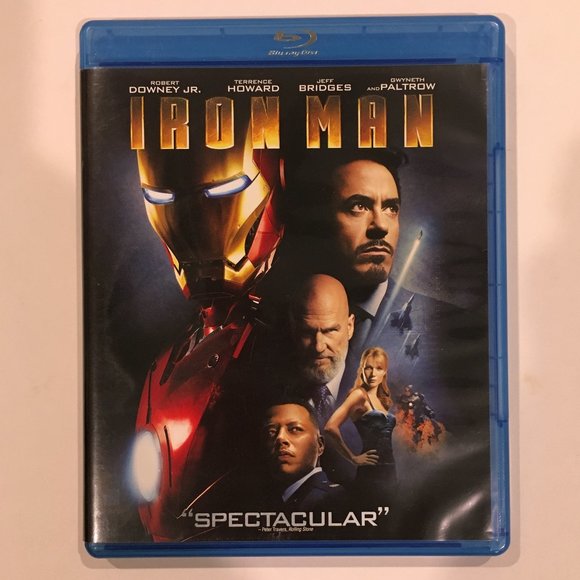 Marvel IRON MAN Blu-Ray DVD - Picture 1 of 3